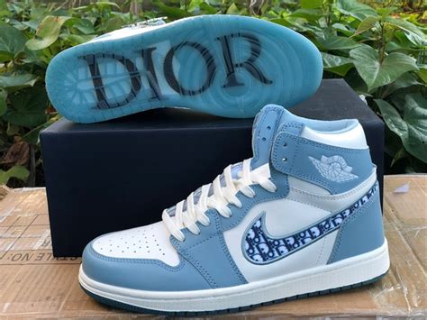 jordan 1 blue dior|Dior jordan 1 high for sale.